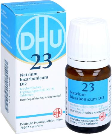 DHU Schuessler Salt No. 23 Natrium Bicarbonicum D12 - 80 Tablets for Optimal Health | International Shipping Available - Buy Online on GoSupps.com