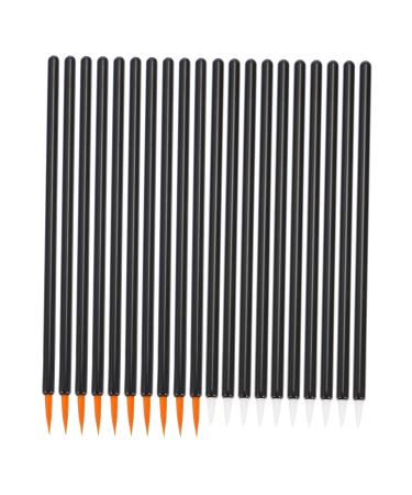 Hemoton 100pcs Disposable Eyelash Brush Eyeliner Fiber Brush Cosmetic Eye Brush Eyeliner Brush Eye Makeup Brush Cosmetic Brush Makeup Eyeliner Wand Eye Tool Brush Makeup Eye Tool 10x0.2cm As Shown