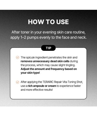 TERAPIC Repair Vita Toning Shot 300 Korean Brightening Serum with Micro EC-Spicule Clinically Tested for Pore Refinement Melasma Reduction & Skin Radiance (50ml) - Buy Online on GoSupps.com