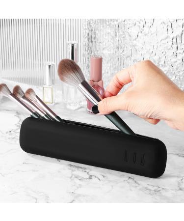 Set of 6 Make-Up Tool Storage Bag Travel Cosmetic Bag Trendy Makeup Brush Holder Silicone Makeup Box Container for Cosmetic Travel Suite As Shown M - Buy Online on GoSupps.com