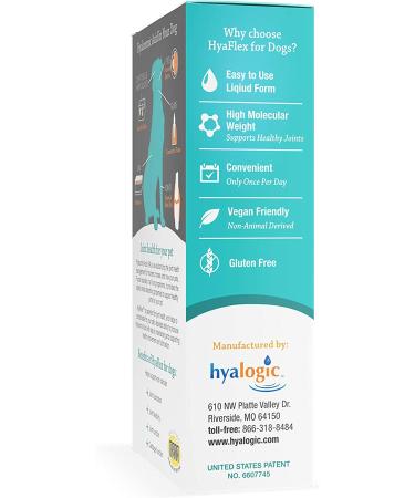 Hyalogic HyaFlex Hyaluronic Acid for Dogs - 1 oz (30 ml) - Joint Support & Hydration - Buy Online on GoSupps.com