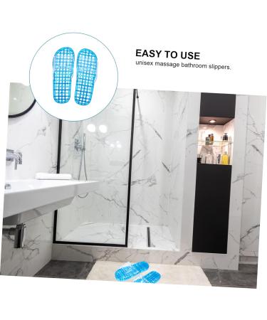 MAGICLULU 2 Pairs Slippers Quick Drying Shower Slippers Green Home Indoor Slippers Non Dorm Shoes Gym Foot Spa Soak Tub Shower Footware Massaging Travel Pvc Household Plastic Barrel 28x10.3cm 11x5pcs Bluex5pcs - Buy Online on GoSupps.com