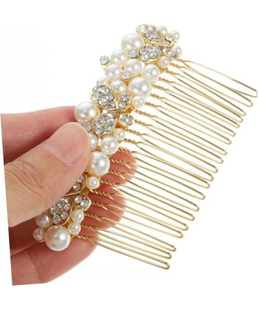Angoily Alloy Rhinestone Hair Comb Wedding Hair Accessories for Brides Bridal Headpiece Flower Girl Hair Accessories Bride Hairpiece Tiara Rhinestones Bow Tie Bridesmaid Pearl - Buy Online on GoSupps.com