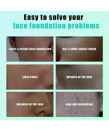 Powder Grip Primer - Face Primer Gel for Invisible Pores 24ml Concealer Application Invisible Pores Makeup Gel Base Protect Makeup for Skin Qmisify 01#green - Buy Online on GoSupps.com