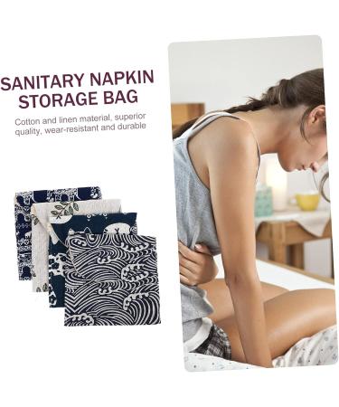 SEWOART Feminine Care 4pcs Aunt's Towel Storage Bag - Women's Make up Organizer & Purse for Pad, Tampon, Menstrual Pad, Panties - Pad Holder Pouches & Wallets - Buy Online on GoSupps.com