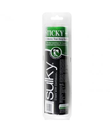 Sulky 100569 Sticky Self-Adhesive Tear-Away Stabilizer Roll, 8.25"X6yd, Clear (551-08) 1Pack