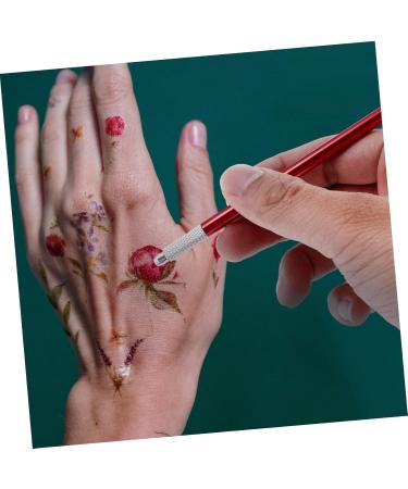 Healeved 21 Pcs Metal Embroidery Pen Detail Pen Makeup Pen Needle Pens Hand Pen Embroidered Stainless Steel - Buy Online on GoSupps.com