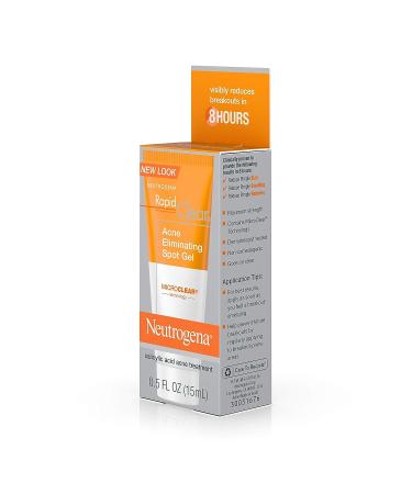 Neutrogena Rapid Clear Acne Eliminating Spot Treatment Gel | Salicylic Acid Acne Medicine | 0.5 fl. oz - Buy Online on GoSupps.com