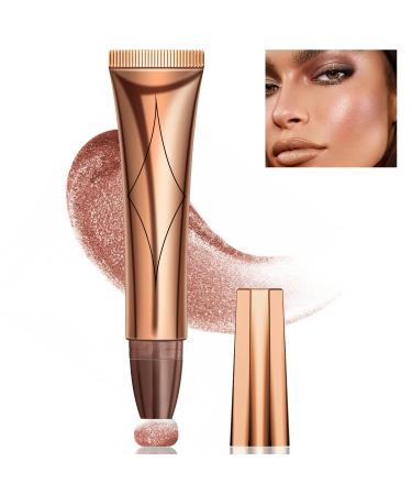 KXAMELIE Beauty Wand Contour Cream KXAMELIE Liquid Height Line with Silky Liquid Cushion Applicator Bronzing Stick Waterproof Lightweight Concealer with Natural