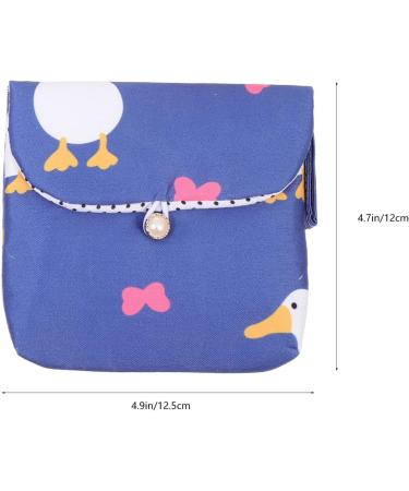 Nuobesty 4PC Mini Wet Bags - Reusable Cotton Breast Pads & Menstrual Sanitary Napkin Bags for Moms | Cartoon Design - Buy Online on GoSupps.com