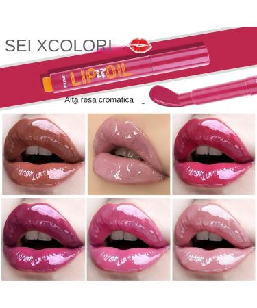  Opilroyn Moisturizing Lipstick Set Lip Gloss Solid Lipstick Set Waterproof Gloss Stick Set Bouncy Lip Oil Collection Gloss Set - Buy Online on GoSupps.com