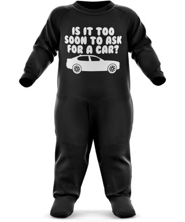 Car Baby Romper - Funny Christmas Birthday Babygrow Suit - Newborn 3-6 Months Navy - Buy Online on GoSupps.com