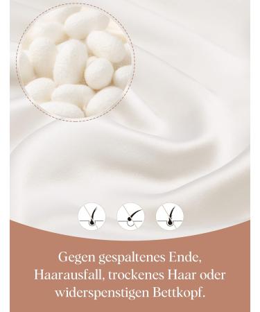 LilySilk 100% Pure Mulberry Silk Sleep Cap for Women - 19 Momme Natural Bonnet for Hair Care | Soft Silk Hair Wrap in Ivory - Buy Online on GoSupps.com