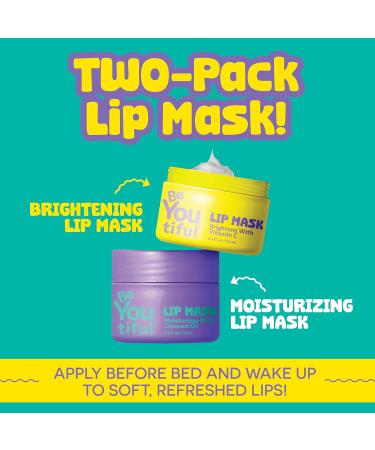 Hydrating Lip Masks Set by BeYOUtiful | Treat Dry Lips | 2pc - Skin Care for Teens & Kids | Fast International Shipping - Buy Online on GoSupps.com