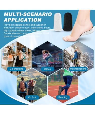 2 Pairs Height Increase Insoles - Orthopedic Heel Pads for Men & Women | Arch Support & Comfort (3.5cm - Buy Online on GoSupps.com