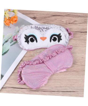 Healeved Eye Patch Travel Eye Mask Eye Mask for Travel Eyeshadow Plush Eye Mask Penguin Eye Mask Soft Plush Owl Sleeping Winter Warm Eye Mask Penguin Blindfold Cute Cold Eye Mask Child - Buy Online on GoSupps.com