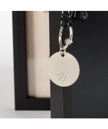 Pawprints Pet Memorial 5x7 Frame for Cats | Pawprints Left by You Poem | Pet Tag Included - Buy Online on GoSupps.com