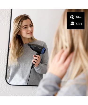 Taurus Studio Glow 1500 Travel Hair Dryer Bivolt 1400W Foldable 2 Speeds 2 Heat settings Very Lightweight & Compact - Buy Online on GoSupps.com