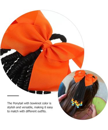 PATKAW Hair Extension Ponytail Colored Beaded Bowknot Hair Extension Braided Ponytail Color 4 - Buy Online on GoSupps.com