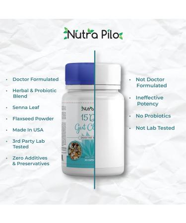 15 Day Gut Cleanse Detox - Colon Support for Men & Women | Made in USA - 30 Capsules - Buy Online on GoSupps.com