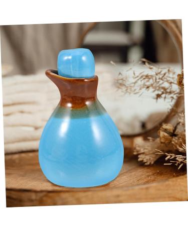 Minkissy 4-Piece Porcelain Soy Sauce Containers with Essential Oils | Japanese Spa Glass Vials & Lid | Perfect for International Shipping - Buy Online on GoSupps.com