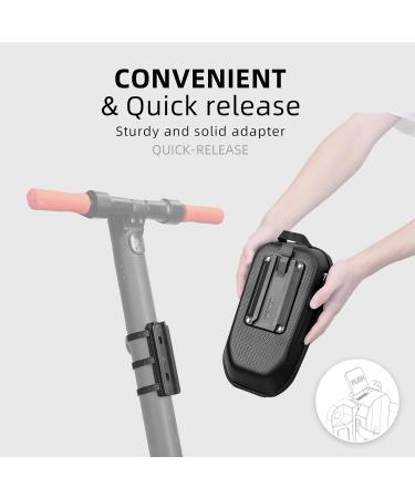 Rhinowalk eScooter Handlebar Bag - Waterproof Quick Release Front Pocket for Xiaomi Mijia Segway Ninebot - Black - Buy Online on GoSupps.com