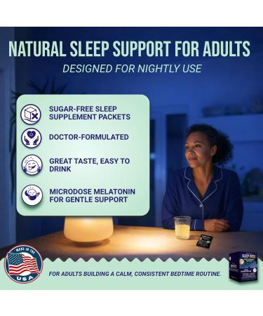 Dr. Price s Natural Sleep Aid Powder Berry-Citrus, 30 Packs | Sleep Powder Drink Mix with Magnesium, Microdose Melatonin & Tryptophan | Sleep Support for Adults | Doctor-Formulated, Made in USA - Buy Online on GoSupps.com
