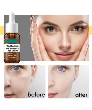 Caffeine Solution 30ml Antioxidant Face Serum for Women High Firming Skin Serum Hyaluronic Acid Serum for Face Relieve Redness & Promote Skin Collagen Niacinamide Serum for Face Fade Puffiness on Face - Buy Online on GoSupps.com