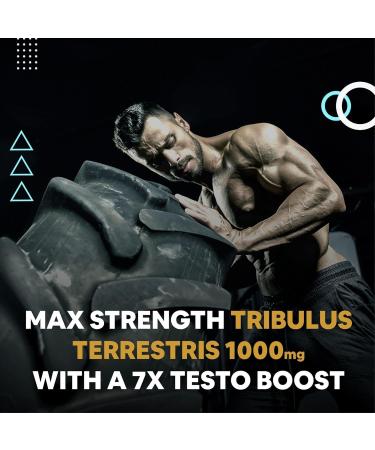 Carba.mide F.o.rte Testosterone Supplement for Men with Tribulus 1000mg Ashwagandha L-Citrulline & Kaunch Beej 60 Veg Tablets (Pack of 2) - Buy Online on GoSupps.com