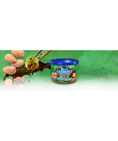 Blue Diamond Almonds, Bold Wasabi & Soy Sauce, 6 Oz - Buy Online on GoSupps.com