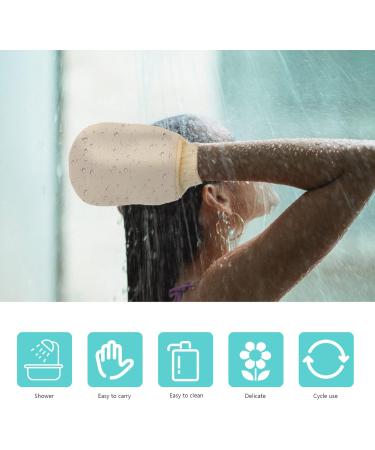 Healifty 3-Piece Bath Towel Set & Body Care Essentials - Exfoliating Strap Shower Puff Loofah & Gloves for Ultimate Cleanse | International Shipping Available - Buy Online on GoSupps.com