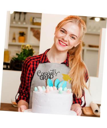 Garneck 28pcs Graduation Season Cake Insert Cake Stick Graduation Hat Grad 2022 Cupcake Birthday Cupcake Topper Birthday Cake Toppers Cake Picks Dessert Wood Doctor Hat Black Golden 11X5.5CM - Buy Online on GoSupps.com