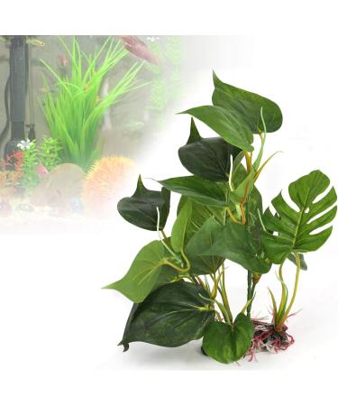 Buy Gearmax 24cm Artificial Aquarium Plant - Non-Toxic Green Plastic Water Decoration for Fish Tanks - Buy Online on GoSupps.com