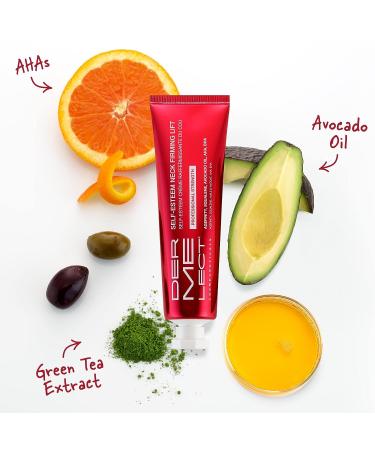 Dermelect Self-Esteem Neck Firming Lift Professional - Anti Aging Cream with AHA, BHA, Agefinity, Squalene, Green Tea - 2 oz - Buy Online on GoSupps.com