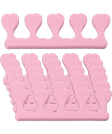 24 Pcs Sponge Toe Separators Toe Dividers Spacer Finger Separators for Men Women Nail Art Pedicure Manicure Polishing Coating Gel Painting Beauty Accessories (random color)