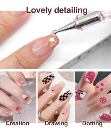 5pcs Thin Nail Art Liner Brushes French Tip Manicure Drawing Set - Nail Dotting Tools for DIY Designs - Buy Online on GoSupps.com