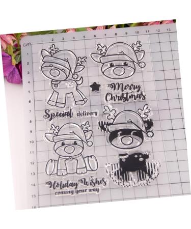 Lurrose Christmas Stamps Postage Stamps Planners Craftastic Tthe Notebook Silicone Stamps Clear Stamps Seal Scrapbook Account - Buy Online on GoSupps.com
