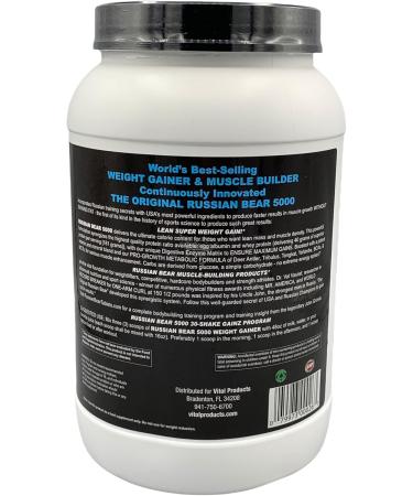 VITOL Russian Bear 5000 Chocolate Protein Powder - 4 lb | Bulk Purchase & International Shipping Available - Buy Online on GoSupps.com