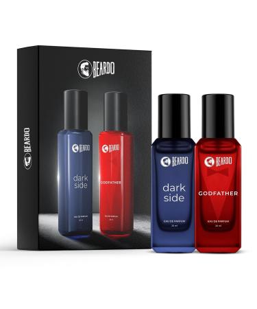 Beardo_Darkside & Godfather Perfume for Men 20ml x 2 | Godfather EDP with Aromatic Spicy Perfume for Men Long Lasting Perfume for Date night fragrance | Fresh Woody Premium Darkside fragrance