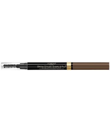 L'Oreal Brow Stylist Shape & Fill 415 Brunette - 0.008 oz | Perfect Eyebrow Makeup - Buy Online on GoSupps.com