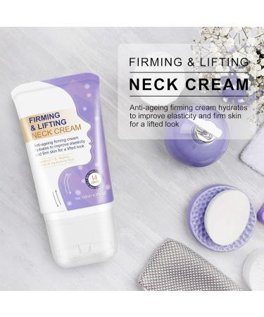 Tighten and Lift Neck Cream Neck Firming Cream with Retinol Hyaluronic Acid Vitamin C+E - 120ml Anti-Ageing Cream for Tightening Firming Lifting Reduces Sagging Skin for Youthful Look - Buy Online on GoSupps.com