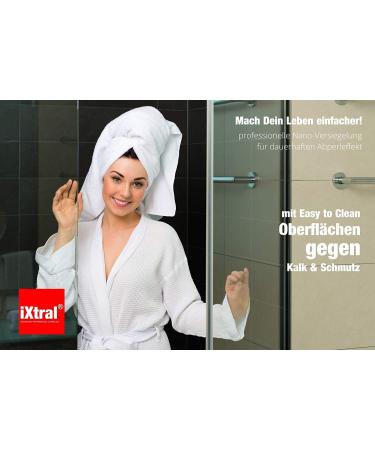 Ixtral 2-in-1 Shower & Window Glass Seal Cleaner - Nano Glass Cleaner for Permanent Lotus Effect | International Shipping Available - Buy Online on GoSupps.com