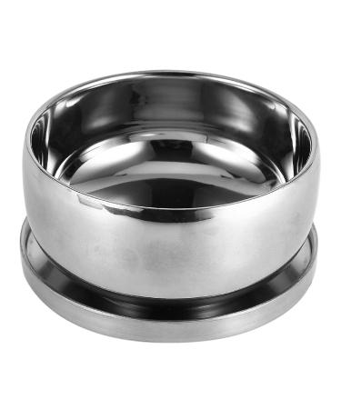 Premium Stainless Steel Shaving Bowl with Lid | Men's Wet Shaving Soap Cream Accessories - International Shipping Available - Buy Online on GoSupps.com
