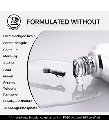 GAOY Peel Off Gel Base Coat for Gel Nail Polish 16ml Peelable Clear Foundation for Use with UV LED Nail Lamp - Buy Online on GoSupps.com