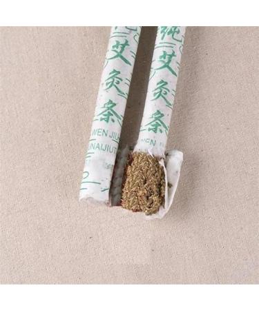 BUNIQ Moxibustion Sticks - 10 Pure Moxa Rolls for Traditional Massage Anti-Stress & Meridian Warmth - Buy Online on GoSupps.com