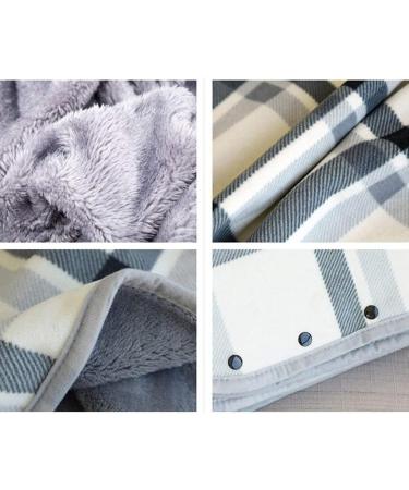 Scarf Blanket for Adults Flannel Lining Warm Blanket Wheelchair Poncho Knee Blanket Leg Blanket for Wheelchair Portable Warm Blanket Wheelchair Accessories C 80 135cm - Buy Online on GoSupps.com