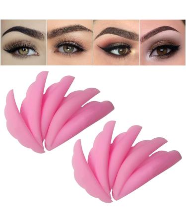 Professional Eyelash Lift Kit - 10 Reusable Silicone Pads for Lash Perm and Styling (Pink) - Buy Online on GoSupps.com