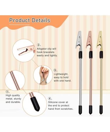 Coitak Bracelet Helper Tool - Set of 3 Metal Jewelry Clasp Fastening Tools - Buy Online on GoSupps.com