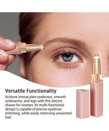 Women Body Electric Shaver | Electric Women Underarms and Legs 2-in-1 Shaver Outdoor Portable Eyebrow Hair Remover Rechargeable for Bathroom Camping Pink - Buy Online on GoSupps.com