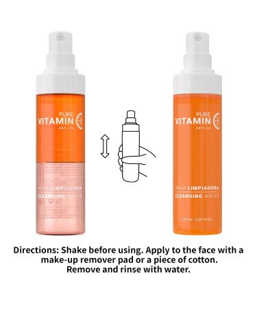 Noche Y Dia Vitamin C Cleanser for Mature Skin | Anti-Aging Face Wash & Makeup Remover - 150mL Made in Spain - Buy Online on GoSupps.com